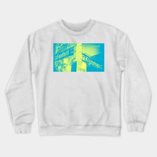 Foothill Boulevard & Klusman Avenue, Rancho Cucamonga, California by Mistah Wilson Crewneck Sweatshirt